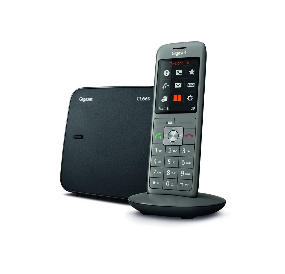 Gigaset CL660 Anthrazit Schnurloses Telefon Schnurloses DECT-Telefon Gigaset CL660 Anthrazit Schnurloses Telefon Schnurloses DECT-Telefon von Gigaset
