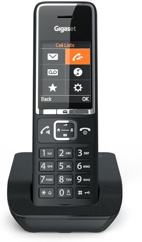 Gigaset Comfort 550 Solo Schnurlos Telefon, DECT, Schwarz von Gigaset