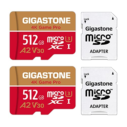 Gigastone 32GB Pro+ Micro SD Card U3 MLC 4K up to 95/90 MB/s R/W Memory + SD Card Adapter [Professional MicroSD for UHD Video Recording DSLR GoPro Camera Drone Samsung Galaxy Android Phone Tablet PC] von Gigastone