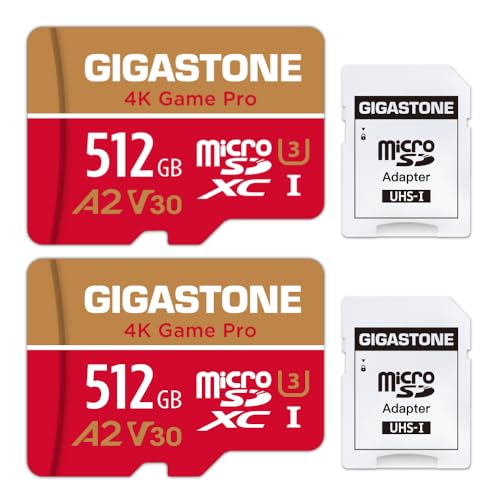 Gigastone 32GB Pro+ Micro SD Card U3 MLC 4K up to 95/90 MB/s R/W Memory + SD Card Adapter [Professional MicroSD for UHD Video Recording DSLR GoPro Camera Drone Samsung Galaxy Android Phone Tablet PC] von Gigastone