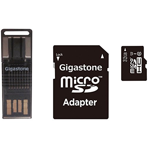 Gigastone GS-4IN1600X32GB-R Prime Series microSD-Karte 4-in-1-Kit (32 GB), Mehrfarbig von Gigastone