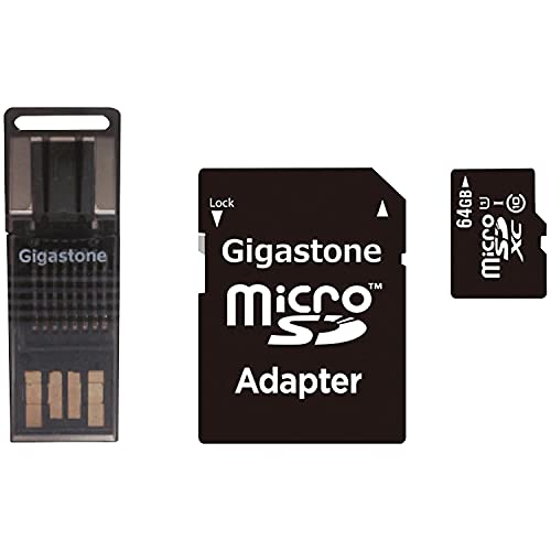 Gigastone GS-4IN1600X64GB-R Prime Series microSD Karte 4-in-1 Kit (64GB) von Gigastone