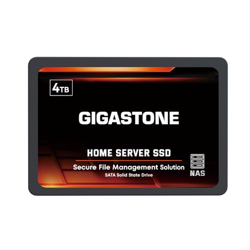 Gigastone Home NAS SSD 4TB 24/7 Dauerhaft TLC Hohe Dauerhaltbarkeit Persönlicher Server Cloud Datenspeicher RAID 3D NAND 2,5 Zoll SATA III Interne Solid State Festplatten Gigastone Home NAS SSD 4TB 24/7 Dauerhaft TLC Hohe Dauerhaltbarkeit Persönlicher Server Cloud Datenspeicher RAID 3D NAND 2,5 Zoll SATA III Interne Solid State Festplatten von Gigastone