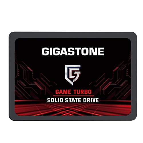 Gigastone SATA SSD 128GB 2,5 Zoll 3D NAND Bis zu 520MB/s interne SSD SATA III SSD Festplatte Kompatibel mit Laptop und PC Desktop Festkörper-Laufwerk 2,5" SLC Cache Performance von Gigastone