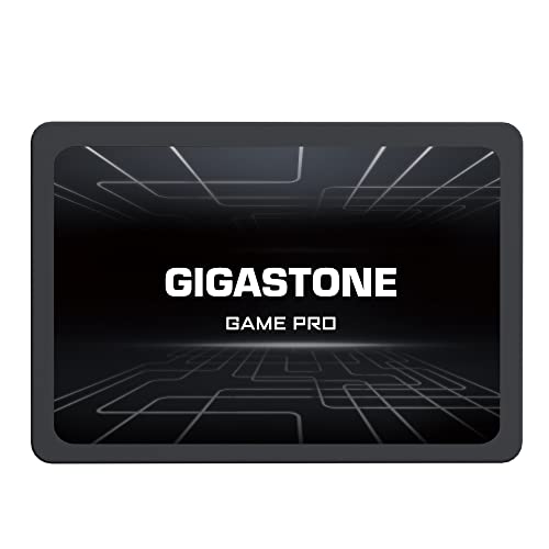 Gigastone SATA SSD 2TB 2,5 Zoll 3D NAND Bis zu 530MB/s interne SSD SATA III SSD Festplatte Kompatibel mit Laptop und PC Desktop Festkörper-Laufwerk 2,5" SLC Cache Performance von Gigastone