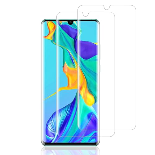 GiiKa für Panzerglas für Huawei P30 Pro [2 PCS], 9H Härte Panzer Schutz Glas für P30 Pro Schutzfolie, Anti-Bläschen Panzerfolie, 0.33mm HD-Klar Folie, Anti-Öl, Anti-Kratz Schutzglas von GiiKa