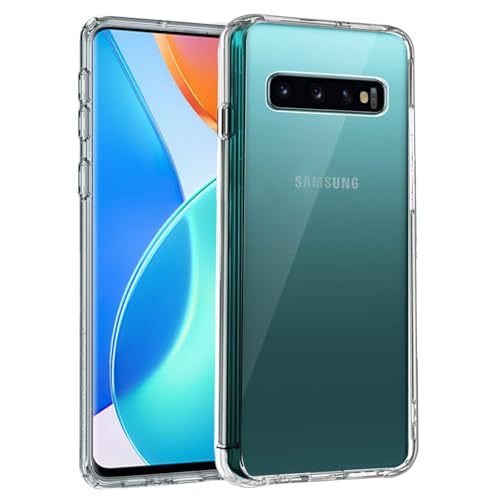 GiiKa für Samsung Galaxy S10 Hülle Silikon, Ultra Dünne Handyhülle für Samsung S10 Case, KratzPlusste, Soft TPU, Stoßfeste Ganzkörper Telefonhülle für Galaxy S10+ Schutzhülle, Transparent GiiKa für Samsung Galaxy S10 Hülle Silikon, Ultra Dünne Handyhülle für Samsung S10 Case, KratzPlusste, Soft TPU, Stoßfeste Ganzkörper Telefonhülle für Galaxy S10+ Schutzhülle, Transparent von GiiKa