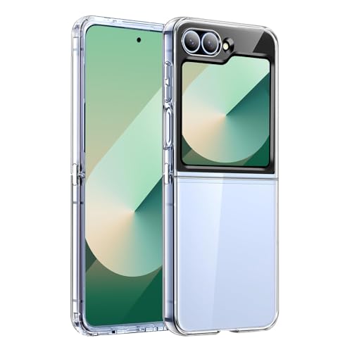 GiiKa für Samsung Galaxy Z Flip 6 Hülle Silikon, Ultra Dünne Handyhülle für Samsung Z Flip 6 Case, Kratzfeste, Soft TPU, Stoßfeste, Ganzkörper Telefonhülle für Galaxy Flip6 Schutzhülle, Transparent GiiKa für Samsung Galaxy Z Flip 6 Hülle Silikon, Ultra Dünne Handyhülle für Samsung Z Flip 6 Case, Kratzfeste, Soft TPU, Stoßfeste, Ganzkörper Telefonhülle für Galaxy Flip6 Schutzhülle, Transparent von GiiKa