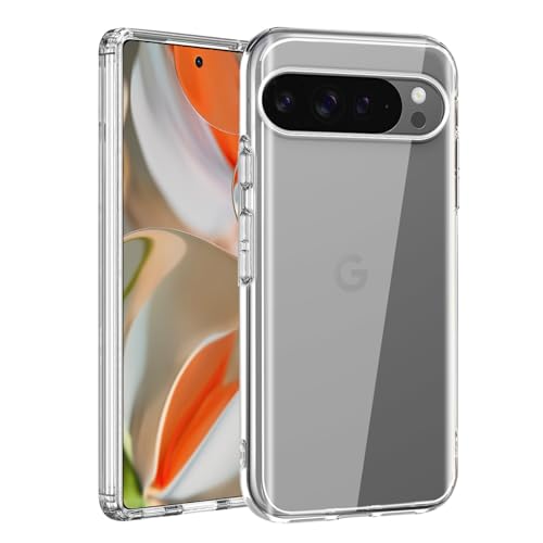 GiiKa für Google Pixel 9 Pro XL Hülle Silikon, Ultra Dünne Handyhülle für Pixel 9 Pro XL Case, Kratzfeste, Soft TPU, Stoßfeste, Ganzkörper Telefonhülle für Google 9 Pro XL Schutzhülle, Transparent GiiKa für Google Pixel 9 Pro XL Hülle Silikon, Ultra Dünne Handyhülle für Pixel 9 Pro XL Case, Kratzfeste, Soft TPU, Stoßfeste, Ganzkörper Telefonhülle für Google 9 Pro XL Schutzhülle, Transparent von GiiKa