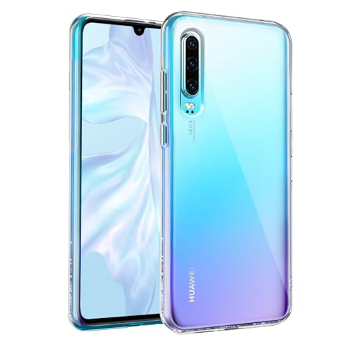 GiiKa für Huawei P30 Hülle Silikon, Ultra Dünne Handyhülle für P30 Case, Kratzfeste, Soft TPU, Stoßfeste, Ganzkörper Telefonhülle Kompatible mit Huawei P30 Schutzhülle, Transparent GiiKa für Huawei P30 Hülle Silikon, Ultra Dünne Handyhülle für P30 Case, Kratzfeste, Soft TPU, Stoßfeste, Ganzkörper Telefonhülle Kompatible mit Huawei P30 Schutzhülle, Transparent von GiiKa
