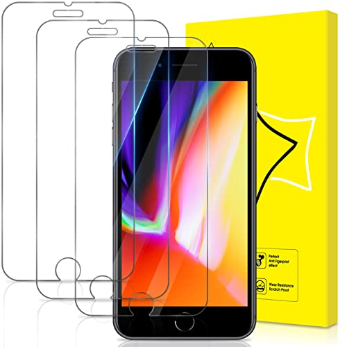 GiiYoon 3 Stück Schutzfolie für iPhone 8/7/6/6s, HD Displayschutzfolie, 9H Härte, Anti-Kratzen, Anti-Bläschen von GiiYoon