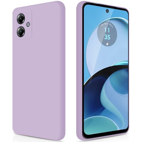 GiiYoon Hülle Kompatibel mit Motorola Moto G14, Hochwertiges Liquid Silicone Case, Rundumschutz Handyhülle, Kratzfestes Weiches Mikrofaserfutter- Lila GiiYoon Hülle Kompatibel mit Motorola Moto G14, Hochwertiges Liquid Silicone Case, Rundumschutz Handyhülle, Kratzfestes Weiches Mikrofaserfutter- Lila von GiiYoon