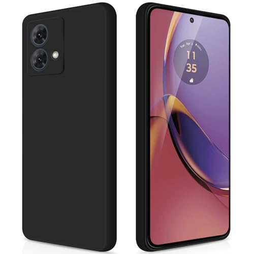 GiiYoon Hülle Kompatibel mit Motorola Moto G84, Hochwertiges Liquid Silicone Case, Rundumschutz Handyhülle, Kratzfestes Weiches Mikrofaserfutter- Schwarz GiiYoon Hülle Kompatibel mit Motorola Moto G84, Hochwertiges Liquid Silicone Case, Rundumschutz Handyhülle, Kratzfestes Weiches Mikrofaserfutter- Schwarz von GiiYoon