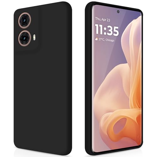 GiiYoon Hülle Kompatibel mit Motorola Moto G85, Hochwertiges Liquid Silicone Case, Rundumschutz Handyhülle, Kratzfestes Weiches Mikrofaserfutter- Schwarz GiiYoon Hülle Kompatibel mit Motorola Moto G85, Hochwertiges Liquid Silicone Case, Rundumschutz Handyhülle, Kratzfestes Weiches Mikrofaserfutter- Schwarz von GiiYoon