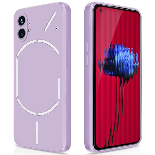 GiiYoon Hülle Kompatibel mit Nothing Phone 1, Hochwertiges Liquid Silicone Case, Rundumschutz Handyhülle, Kratzfestes Weiches Mikrofaserfutter- Lila GiiYoon Hülle Kompatibel mit Nothing Phone 1, Hochwertiges Liquid Silicone Case, Rundumschutz Handyhülle, Kratzfestes Weiches Mikrofaserfutter- Lila von GiiYoon