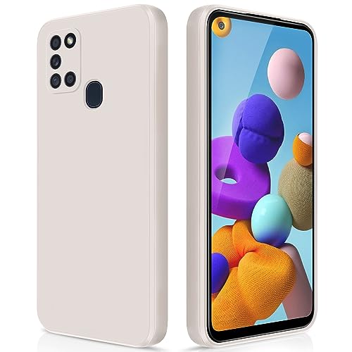 GiiYoon Hülle Kompatibel mit Samsung Galaxy A21S, Hochwertiges Liquid Silicone Case, Rundumschutz Handyhülle, Kratzfestes Weiches Mikrofaserfutter- Weiß GiiYoon Hülle Kompatibel mit Samsung Galaxy A21S, Hochwertiges Liquid Silicone Case, Rundumschutz Handyhülle, Kratzfestes Weiches Mikrofaserfutter- Weiß von GiiYoon