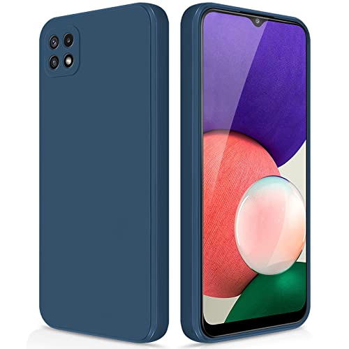 GiiYoon Hülle Kompatibel mit Samsung Galaxy A22 5G, Hochwertiges Liquid Silicone Case, Rundumschutz Handyhülle, Kratzfestes Weiches Mikrofaserfutter- Blau GiiYoon Hülle Kompatibel mit Samsung Galaxy A22 5G, Hochwertiges Liquid Silicone Case, Rundumschutz Handyhülle, Kratzfestes Weiches Mikrofaserfutter- Blau von GiiYoon