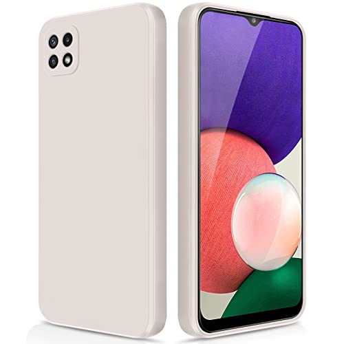 GiiYoon Hülle Kompatibel mit Samsung Galaxy A22 5G, Hochwertiges Liquid Silicone Case, Rundumschutz Handyhülle, Kratzfestes Weiches Mikrofaserfutter- Weiß GiiYoon Hülle Kompatibel mit Samsung Galaxy A22 5G, Hochwertiges Liquid Silicone Case, Rundumschutz Handyhülle, Kratzfestes Weiches Mikrofaserfutter- Weiß von GiiYoon