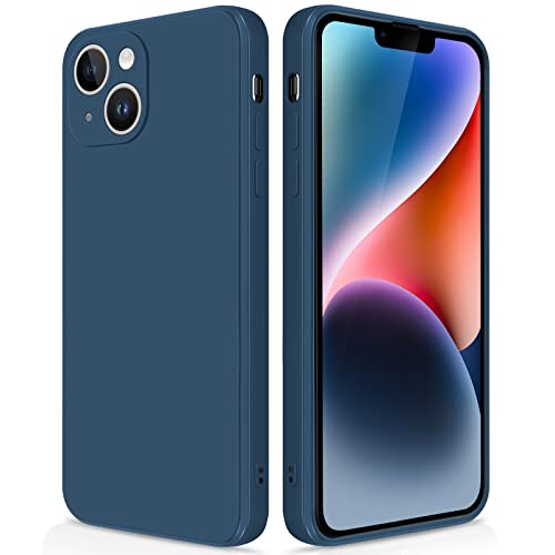 GiiYoon Hülle Kompatibel mit iPhone 14, Hochwertiges Liquid Silicone Case, Rundumschutz Handyhülle, Kratzfestes Weiches Mikrofaserfutter- Blau GiiYoon Hülle Kompatibel mit iPhone 14, Hochwertiges Liquid Silicone Case, Rundumschutz Handyhülle, Kratzfestes Weiches Mikrofaserfutter- Blau von GiiYoon
