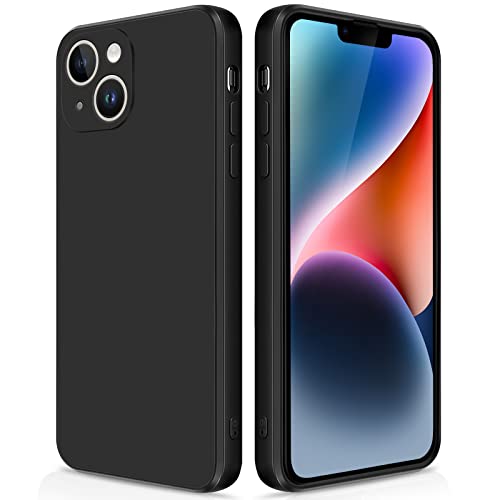 GiiYoon Hülle Kompatibel mit iPhone 14, Hochwertiges Liquid Silicone Case, Rundumschutz Handyhülle, Kratzfestes Weiches Mikrofaserfutter- Schwarz GiiYoon Hülle Kompatibel mit iPhone 14, Hochwertiges Liquid Silicone Case, Rundumschutz Handyhülle, Kratzfestes Weiches Mikrofaserfutter- Schwarz von GiiYoon