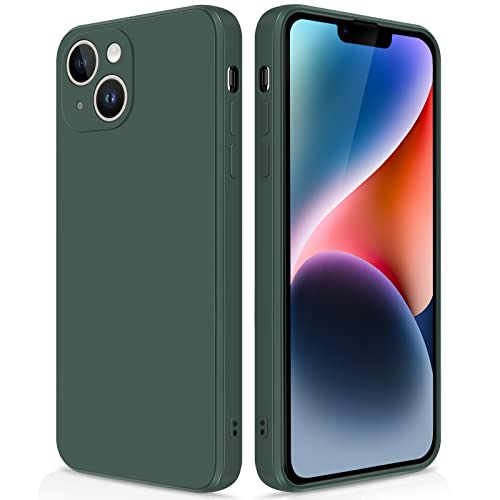 GiiYoon Hülle Kompatibel mit iPhone 14, Hochwertiges Liquid Silicone Case, Rundumschutz Handyhülle, Kratzfestes Weiches Mikrofaserfutter- grün GiiYoon Hülle Kompatibel mit iPhone 14, Hochwertiges Liquid Silicone Case, Rundumschutz Handyhülle, Kratzfestes Weiches Mikrofaserfutter- grün von GiiYoon
