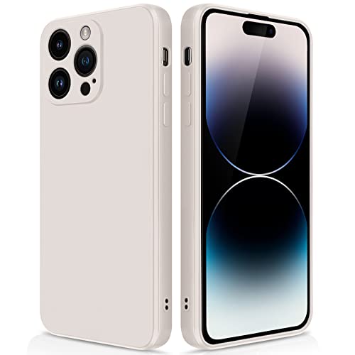 GiiYoon Hülle Kompatibel mit iPhone 14 Pro, Hochwertiges Liquid Silicone Case, Rundumschutz Handyhülle, Kratzfestes Weiches Mikrofaserfutter- Weiß GiiYoon Hülle Kompatibel mit iPhone 14 Pro, Hochwertiges Liquid Silicone Case, Rundumschutz Handyhülle, Kratzfestes Weiches Mikrofaserfutter- Weiß von GiiYoon