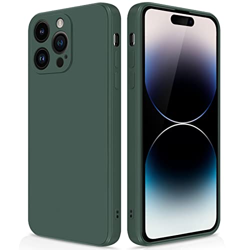 GiiYoon Hülle Kompatibel mit iPhone 14 Pro, Hochwertiges Liquid Silicone Case, Rundumschutz Handyhülle, Kratzfestes Weiches Mikrofaserfutter- grün GiiYoon Hülle Kompatibel mit iPhone 14 Pro, Hochwertiges Liquid Silicone Case, Rundumschutz Handyhülle, Kratzfestes Weiches Mikrofaserfutter- grün von GiiYoon