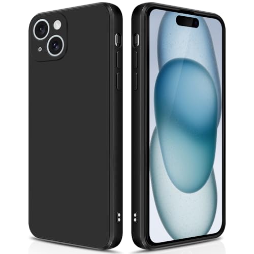 GiiYoon Hülle Kompatibel mit iPhone 15, Hochwertiges Liquid Silicone Case, Rundumschutz Handyhülle, Kratzfestes Weiches Mikrofaserfutter- Schwarz GiiYoon Hülle Kompatibel mit iPhone 15, Hochwertiges Liquid Silicone Case, Rundumschutz Handyhülle, Kratzfestes Weiches Mikrofaserfutter- Schwarz von GiiYoon