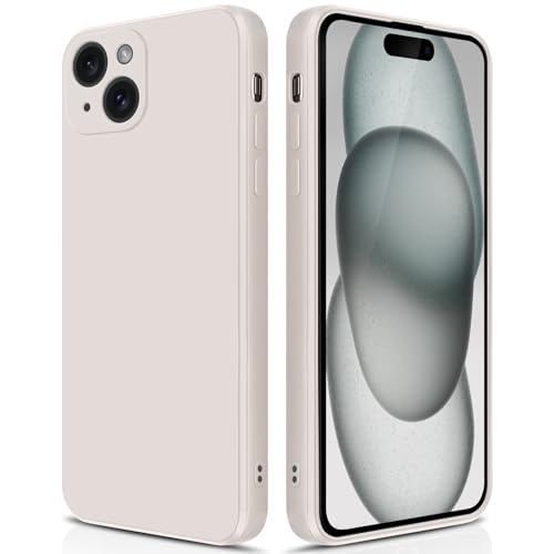 GiiYoon Hülle Kompatibel mit iPhone 15 Plus, Hochwertiges Liquid Silicone Case, Rundumschutz Handyhülle, Kratzfestes Weiches Mikrofaserfutter- Weiß GiiYoon Hülle Kompatibel mit iPhone 15 Plus, Hochwertiges Liquid Silicone Case, Rundumschutz Handyhülle, Kratzfestes Weiches Mikrofaserfutter- Weiß von GiiYoon