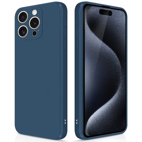 GiiYoon Hülle Kompatibel mit iPhone 15 Pro, Hochwertiges Liquid Silicone Case, Rundumschutz Handyhülle, Kratzfestes Weiches Mikrofaserfutter- Blau GiiYoon Hülle Kompatibel mit iPhone 15 Pro, Hochwertiges Liquid Silicone Case, Rundumschutz Handyhülle, Kratzfestes Weiches Mikrofaserfutter- Blau von GiiYoon