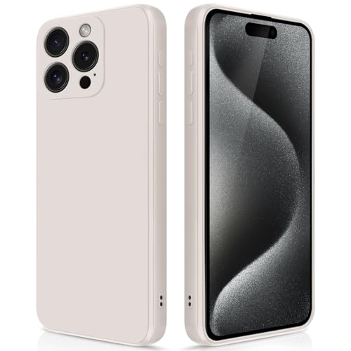 GiiYoon Hülle Kompatibel mit iPhone 15 Pro Max, Hochwertiges Liquid Silicone Case, Rundumschutz Handyhülle, Kratzfestes Weiches Mikrofaserfutter- Weiß GiiYoon Hülle Kompatibel mit iPhone 15 Pro Max, Hochwertiges Liquid Silicone Case, Rundumschutz Handyhülle, Kratzfestes Weiches Mikrofaserfutter- Weiß von GiiYoon