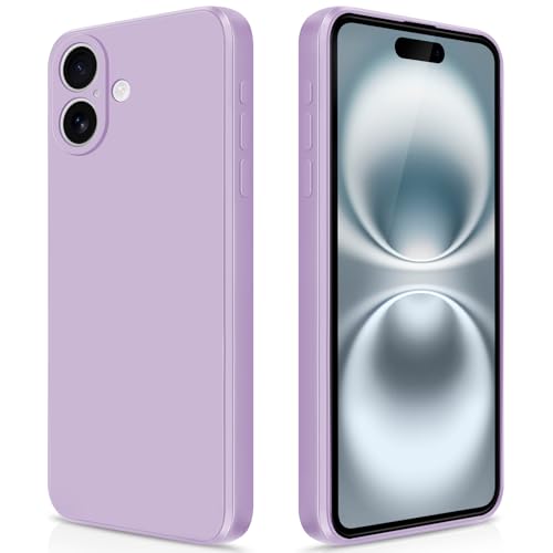 GiiYoon Hülle Kompatibel mit iPhone 16, Hochwertiges Liquid Silicone Case, Rundumschutz Handyhülle, Kratzfestes Weiches Mikrofaserfutter- Lila GiiYoon Hülle Kompatibel mit iPhone 16, Hochwertiges Liquid Silicone Case, Rundumschutz Handyhülle, Kratzfestes Weiches Mikrofaserfutter- Lila von GiiYoon