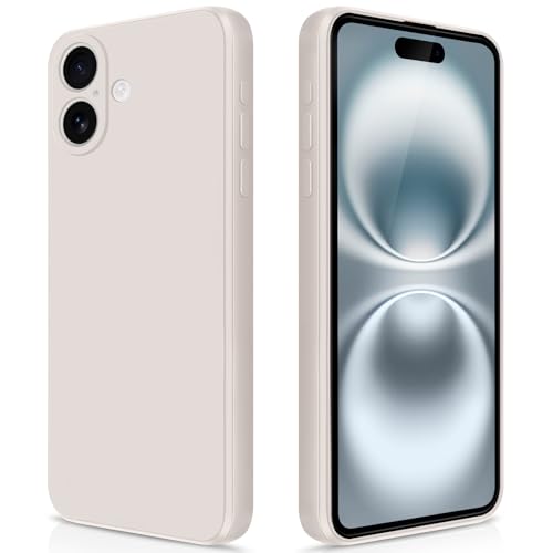 GiiYoon Hülle Kompatibel mit iPhone 16, Hochwertiges Liquid Silicone Case, Rundumschutz Handyhülle, Kratzfestes Weiches Mikrofaserfutter- Weiß GiiYoon Hülle Kompatibel mit iPhone 16, Hochwertiges Liquid Silicone Case, Rundumschutz Handyhülle, Kratzfestes Weiches Mikrofaserfutter- Weiß von GiiYoon
