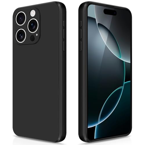 GiiYoon Hülle Kompatibel mit iPhone 16 Pro, Hochwertiges Liquid Silicone Case, Rundumschutz Handyhülle, Kratzfestes Weiches Mikrofaserfutter- Schwarz GiiYoon Hülle Kompatibel mit iPhone 16 Pro, Hochwertiges Liquid Silicone Case, Rundumschutz Handyhülle, Kratzfestes Weiches Mikrofaserfutter- Schwarz von GiiYoon
