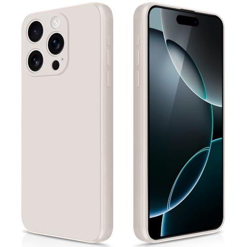 GiiYoon Hülle Kompatibel mit iPhone 16 Pro, Hochwertiges Liquid Silicone Case, Rundumschutz Handyhülle, Kratzfestes Weiches Mikrofaserfutter- Weiß GiiYoon Hülle Kompatibel mit iPhone 16 Pro, Hochwertiges Liquid Silicone Case, Rundumschutz Handyhülle, Kratzfestes Weiches Mikrofaserfutter- Weiß von GiiYoon
