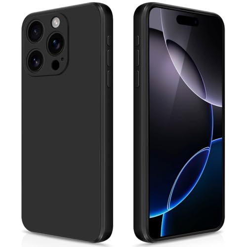 GiiYoon Hülle Kompatibel mit iPhone 16 Pro Max, Hochwertiges Liquid Silicone Case, Rundumschutz Handyhülle, Kratzfestes Weiches Mikrofaserfutter- Schwarz GiiYoon Hülle Kompatibel mit iPhone 16 Pro Max, Hochwertiges Liquid Silicone Case, Rundumschutz Handyhülle, Kratzfestes Weiches Mikrofaserfutter- Schwarz von GiiYoon