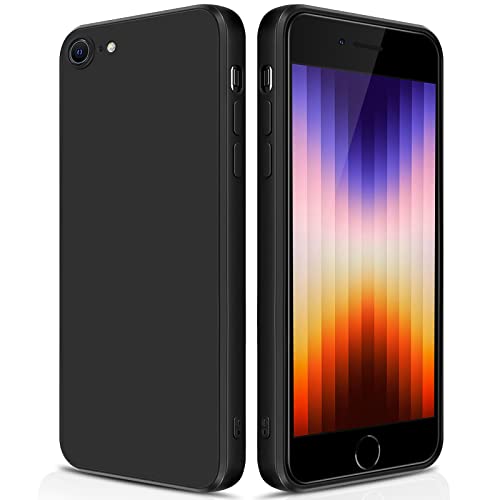 GiiYoon Hülle Kompatibel mit iPhone 7/8/SE2/SE3, Hochwertiges Liquid Silicone Case, Rundumschutz Handyhülle, Kratzfestes Weiches Mikrofaserfutter von GiiYoon