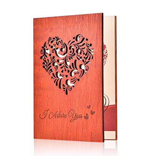 Giiffu Handstehendeigte Beschreibbare Handgefertigte Premium- Grußkarten, Valentinstagskarte, Kreative Geschenkkarten für, Jubiläum, Geburtstag und Hochzeit Karte Giiffu Handstehendeigte Beschreibbare Handgefertigte Premium- Grußkarten, Valentinstagskarte, Kreative Geschenkkarten für, Jubiläum, Geburtstag und Hochzeit Karte von Giiffu