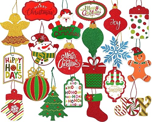 Weihnachten Geschenkanhänger für Geschenk-80 Count Namensschilder Weihnachten, Glitter Anhänger Weihnachten 20 Verschiedene Designs, DIY Verpackung Tags, Personalisierte Urlaub Tag Geschenk Aufkleber Weihnachten Geschenkanhänger für Geschenk-80 Count Namensschilder Weihnachten, Glitter Anhänger Weihnachten 20 Verschiedene Designs, DIY Verpackung Tags, Personalisierte Urlaub Tag Geschenk Aufkleber von Giiffu