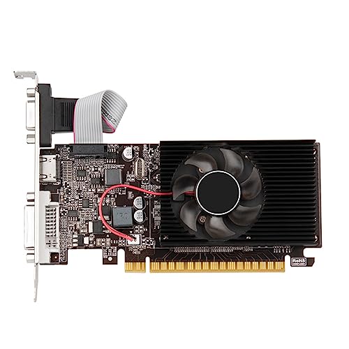 Giilayky Grafikkarte GT610 PCI-E 16X kompatibel + VGA+DVI, geräuscharm, für Desktop-PC Giilayky Grafikkarte GT610 PCI-E 16X kompatibel + VGA+DVI, geräuscharm, für Desktop-PC von Giilayky