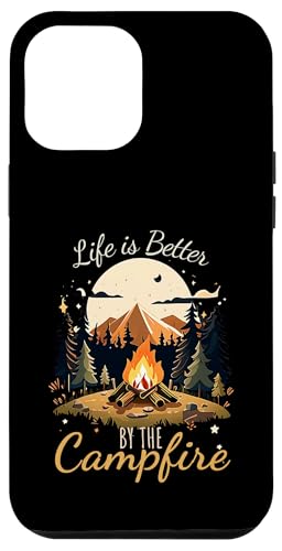 Am Lagerfeuer ist das Leben besser Lustiges Camping Hülle für iPhone 12 Pro Max Am Lagerfeuer ist das Leben besser Lustiges Camping Hülle für iPhone 12 Pro Max von Gilbium
