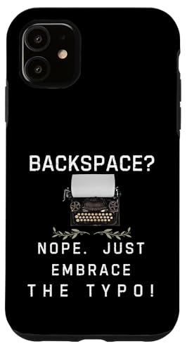 Backspace Nein, nimm einfach den Tippfehler an. Hülle für iPhone 11 von Gilbium