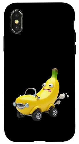 Bananenauto Hülle für iPhone X/XS von Gilbium