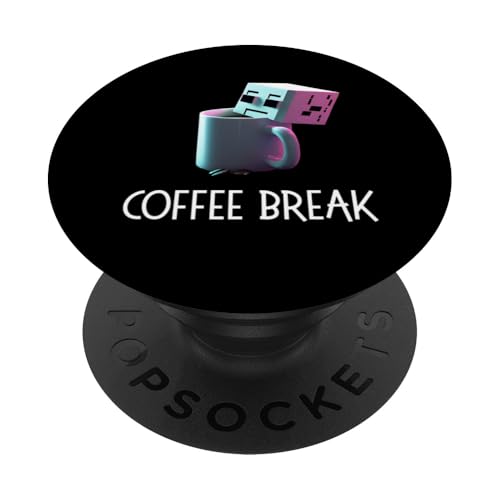 Kaffeepause PopSockets Klebender PopGrip Kaffeepause PopSockets Klebender PopGrip von Gilbium
