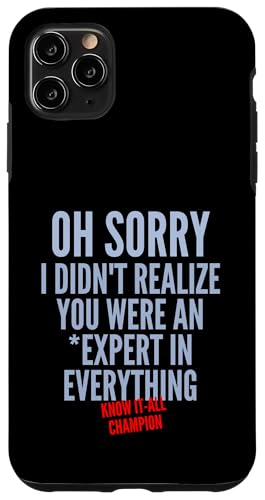 Lustig sarkastisch Hülle für iPhone 11 Pro Max von Gilbium