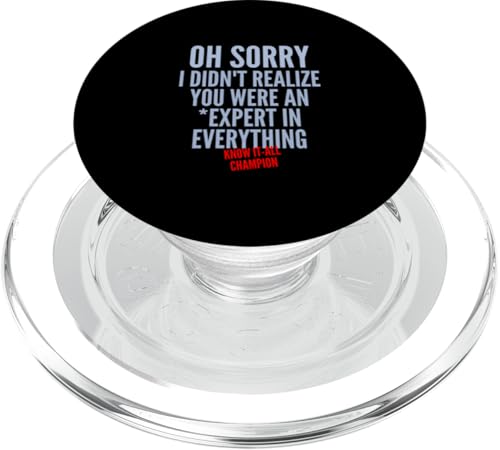 Lustig sarkastisch PopSockets PopGrip für MagSafe Lustig sarkastisch PopSockets PopGrip für MagSafe von Gilbium