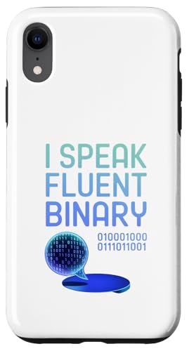 Lustiger Programmierer I Speak Fluent Binary Hülle für iPhone XR Lustiger Programmierer I Speak Fluent Binary Hülle für iPhone XR von Gilbium