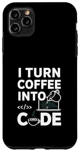Lustiger Programmierer I Turn Coffee Into Code Hülle für iPhone 11 Pro Max Lustiger Programmierer I Turn Coffee Into Code Hülle für iPhone 11 Pro Max von Gilbium