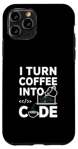 Lustiger Programmierer I Turn Coffee Into Code Hülle für iPhone 11 Pro Lustiger Programmierer I Turn Coffee Into Code Hülle für iPhone 11 Pro von Gilbium