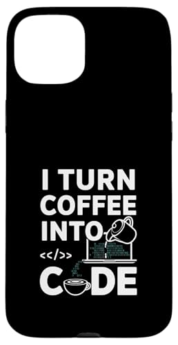 Lustiger Programmierer I Turn Coffee Into Code Hülle für iPhone 15 Plus Lustiger Programmierer I Turn Coffee Into Code Hülle für iPhone 15 Plus von Gilbium